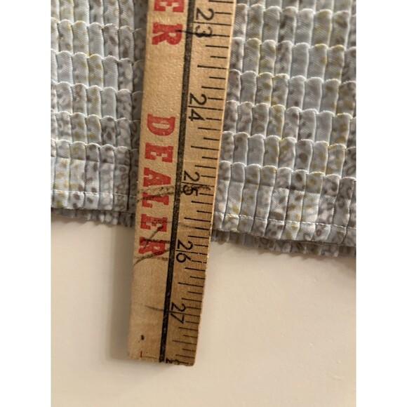 Sigrid Olsen Crinkled Stretchy Silver Brown V-neck Tank Top Party Classic Sz 2X - Picture 5 of 6